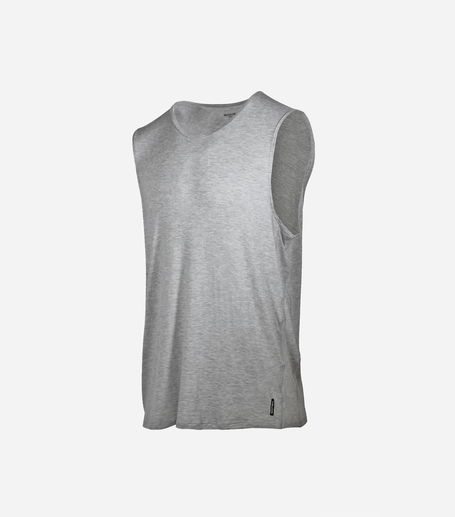 Bamtech Bamboo Aerotech Tank - A black tank top made from sustainable bamboo fabric, featuring a sleek and comfortable design. The tank offers breathability and moisture-wicking properties for optimal performance during workouts. The bamboo fabric provide