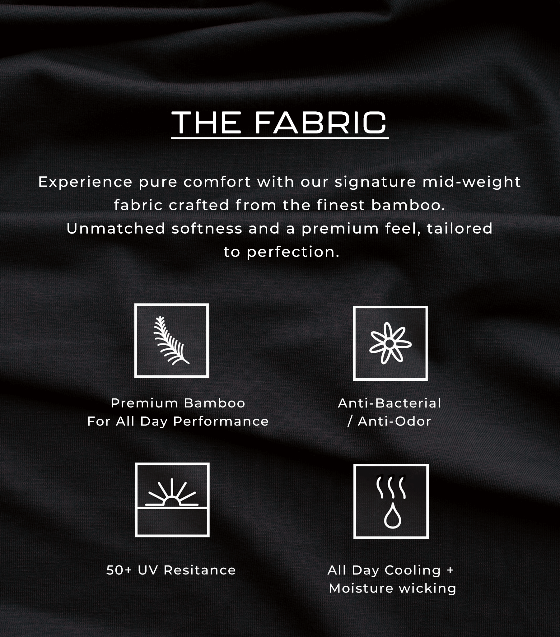 Discover the Extraordinary Qualities of Bamboo: Our Exceptional Bamboo T-shirts Combine Unmatched Comfort, Eco-friendliness, and Anti-bacterial Properties. Experience the Luxurious Softness, Breathability, and Moisture-wicking Benefits of Bamboo Fabric, A